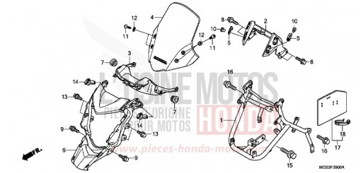 CAPOT AVANT NC700XAD de 2013